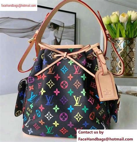 black multicolor louis vuitton knock offbag